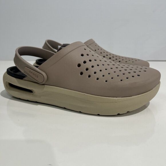 Crocs In Motion Lite Ride Clogs Slip On Shoes Taupe Men\'s 8 Women\'s 10 main image 9